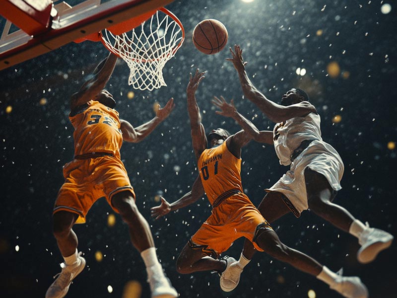 高三学生模仿NBA选秀大会想必他们一定很喜欢看NBA吧！